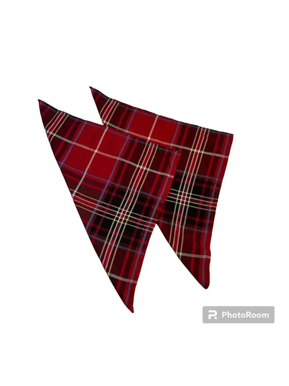 Ralph Lauren 100% Cotton Red Plaid Napkins (Set of 2) Preppy Holiday